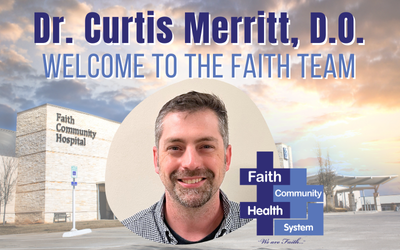 Faith Welcomes Internist Dr. Curtis Merritt: “Let’s Get You More Good Days”