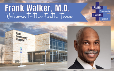 Welcome Frank Walker, MD — General Surgeon, to the Faith Team